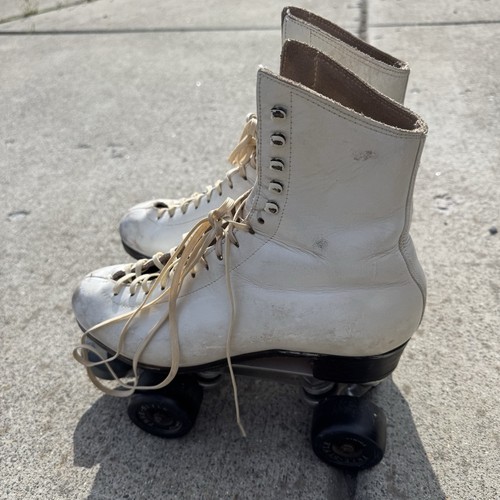 VTG Douglas Snyder Super Deluxe Custom Built Roller Skates Sz 6.5 Boot 6 Plate
