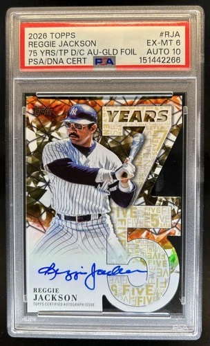 2026 Topps Series 1 Reggie Jackson Gold (RAW)