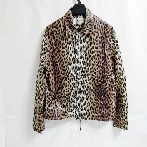 Celine Mens Nylon Jacket Leopard Print Size Xs Jackets Italy 3299008