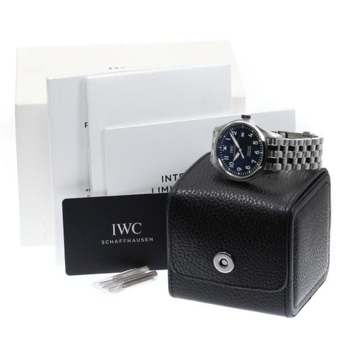 IWC Pilot Mark XVIII IW327016 40mm SS Navy Dial Automatic Date...