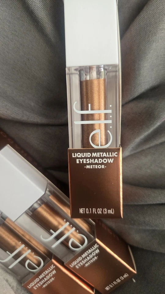 E.L.F. Liquid Metallic Eyeshadow. Meteor. 0.1 FL. Oz FREE SHIPPING!! - Image 2 of 3