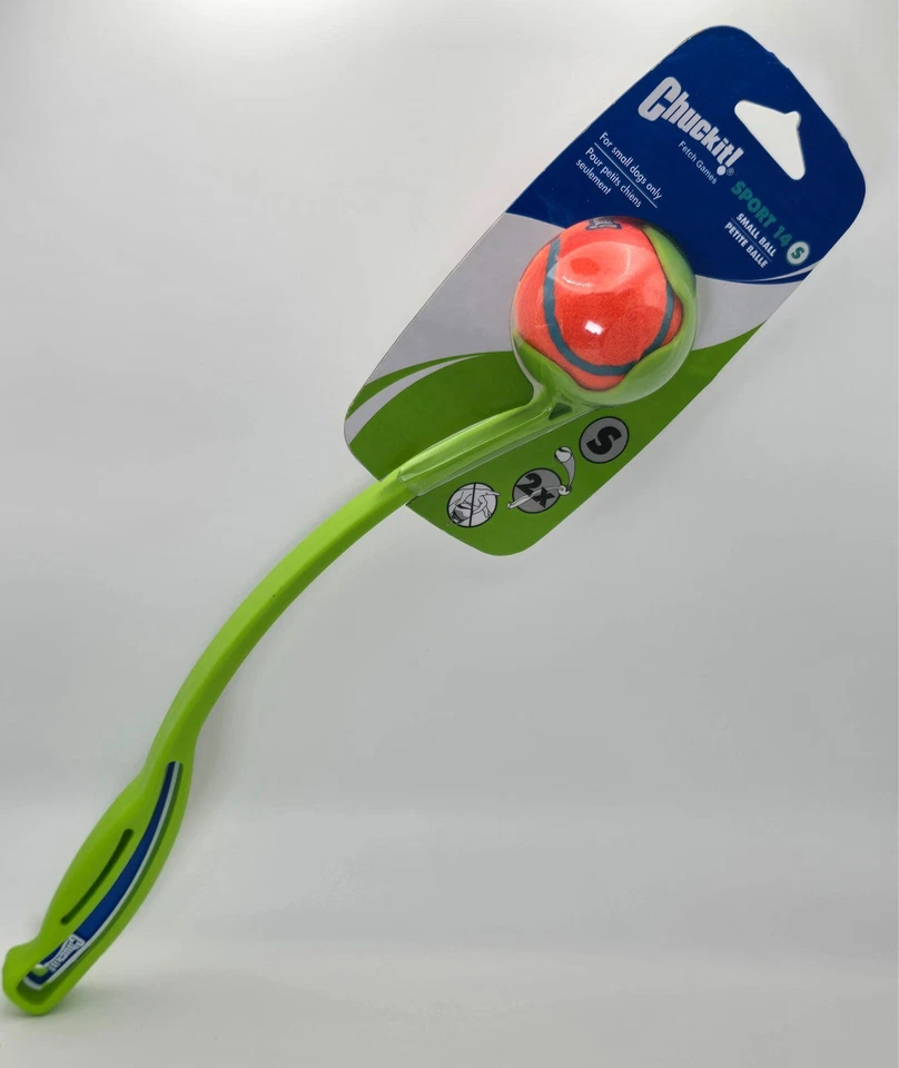 Chuckit! Brinquedo para cachorro lançador esportivo, cor verde-limão, brinquedo de mastigar 14S - Imagem 2 de 4