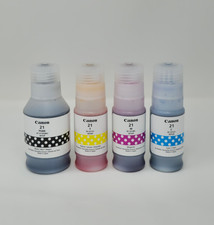Canon GI-21 Ink 4 Bottle Pack CMYL for Continuous ink Megatank Printers