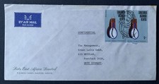 Kenya Uganda Tanzania KUT 1975 used airmail cover to Wetzlar Germany Leitz GmbH