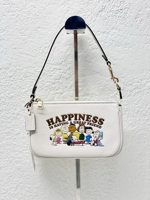 NWT Coach X Peanuts Nolita 19 CBM76 Gold/Chalk Multi | eBay