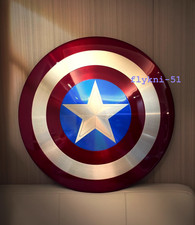 US STOCK 1 1 Captain America Shield Marvel Legends 75th Anniversary Alloy Metal