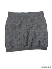 Grauer Woll-Minirock von FB Sister Größe 40/42