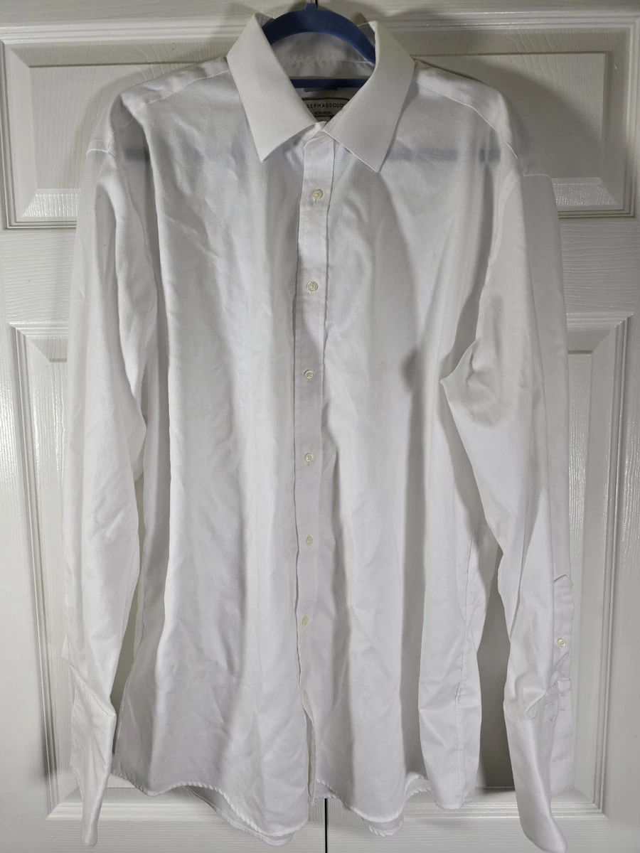 Joseph Abboud White Solid Dress Shirts for Men for sale | eBay