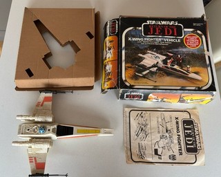 Vintage Star Wars X Wing Fighter Boxed W Instructions And Inserts Original 1983
