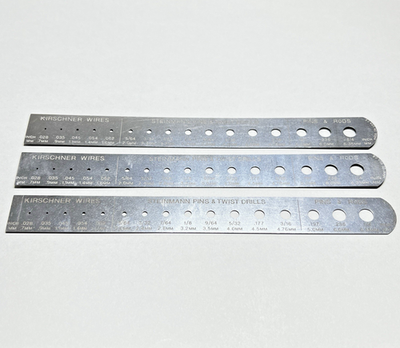 #ad KMedic K Wire Measuring Gauges for Kirschner Wires Pins Twist Drills Rods 3 $119.99