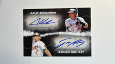 2024 Topps Baseball Update Dual Autograph Jackson Holliday Adley Rutschman /5