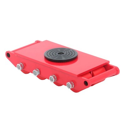 12T 26400Lbs 360° Machinery Mover Machine Dolly Skate Roller Trolley Heavy Duty