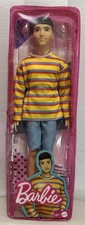 Barbie Fashionistas Doll # 175, Ken Striped Shirt Tennis Shoes, NRFB