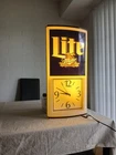 VINTAGE 1992 MILLER LITE BEER CAN LIGHT UP CLOCK PLASTIC Retro