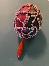 Vintage '60s "Shekere" - A Traditional African Percussion Instrument