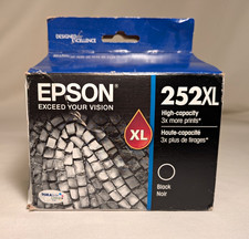 Epson 252XL Genuine Black High-Capacity Inkjet Cartridge T252XL120 WF-3620