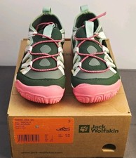 Jack Wolfskin Boy's Villi Sandal Pink Lemonade Size 3US/34EU Covered Toes