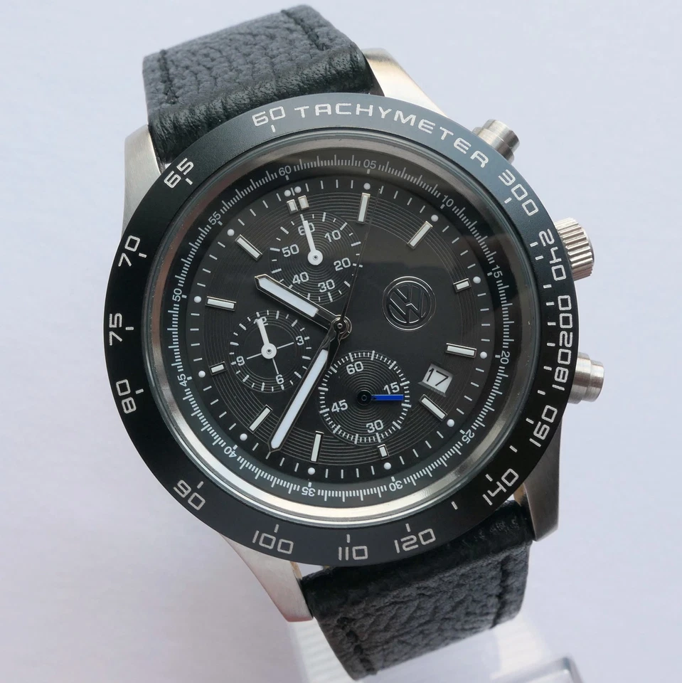 VW Volkswagen Racing R32 GTi Driver Sport Race Car Accessory Watch Chronograph - Image 4 of 4