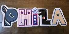 Philadelphia PHILA Iron-On Patch Philly Sports Embroidered Patch