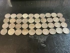 Roll of 40 George Washington Quarters, 90% Silver, Circulated.