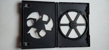 USED 14mm Standard Eco Slotted Black 1-Disc DVD Case with Outer Sleeve Scratches