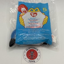 McDonald  s Happy Meal Toy TY Beanie Babies Rocket The Blue Jay 5 New 1999