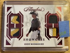 Panini 2023 Flawless Showcase Endy Rodriguez #SHO-ER Sapphire /20 Rookie Pirates