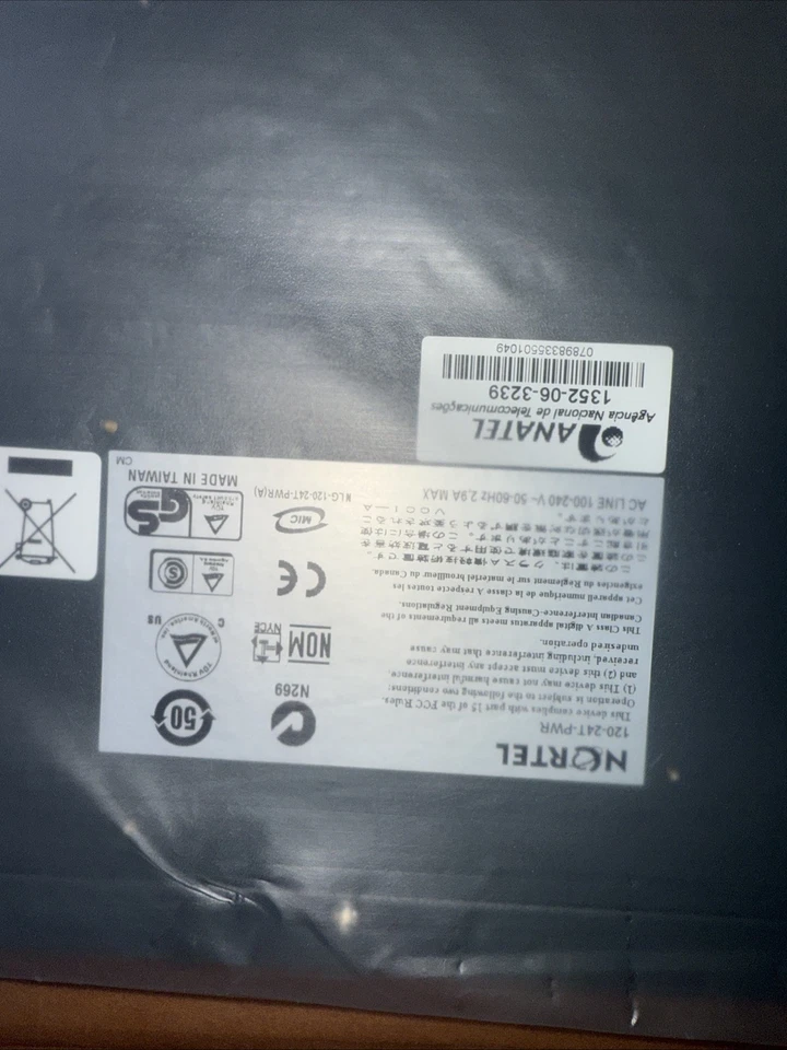 New NORTEL BES120-24T PWR Business Ethernet PoE Switch Unused - Image 2 of 3