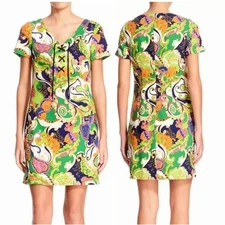 NEW Trina Turk Colorful Paisley Yuna Shift Dress - Size 2 Womens