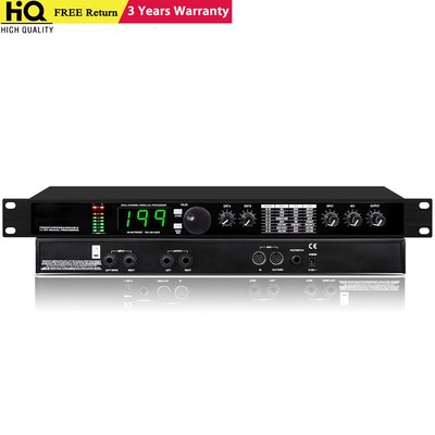 GAX-4II 24Bit Digital Reverb DSP Processor Digital Equalizer with 200 Programs