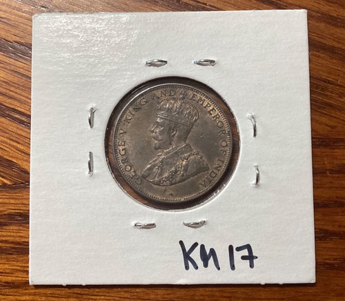 Hong Kong 1934 George V 1 Cent (一仙) Coin (UNC-) - Picture 2 of 2