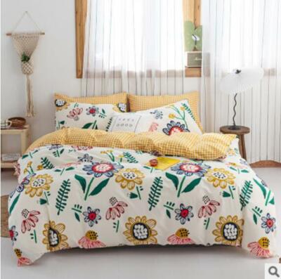 3D Sunflower Leaf ZHUA2861 Bed Pillowcases Quilt Duvet Cover Set Queen King Zoe