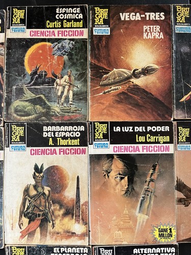 Bruguera 10 Spanish Language Science Fiction Fantasy Digest Size Pb’s Lot 6 PP - Picture 3 of 6