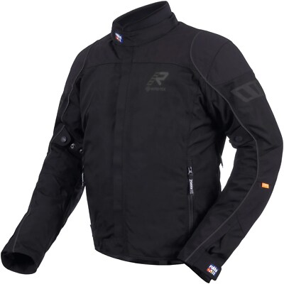 Rukka Men's Motorcycle Jacket 64 Trave-R GTX Waterproof GoreTex  - Black