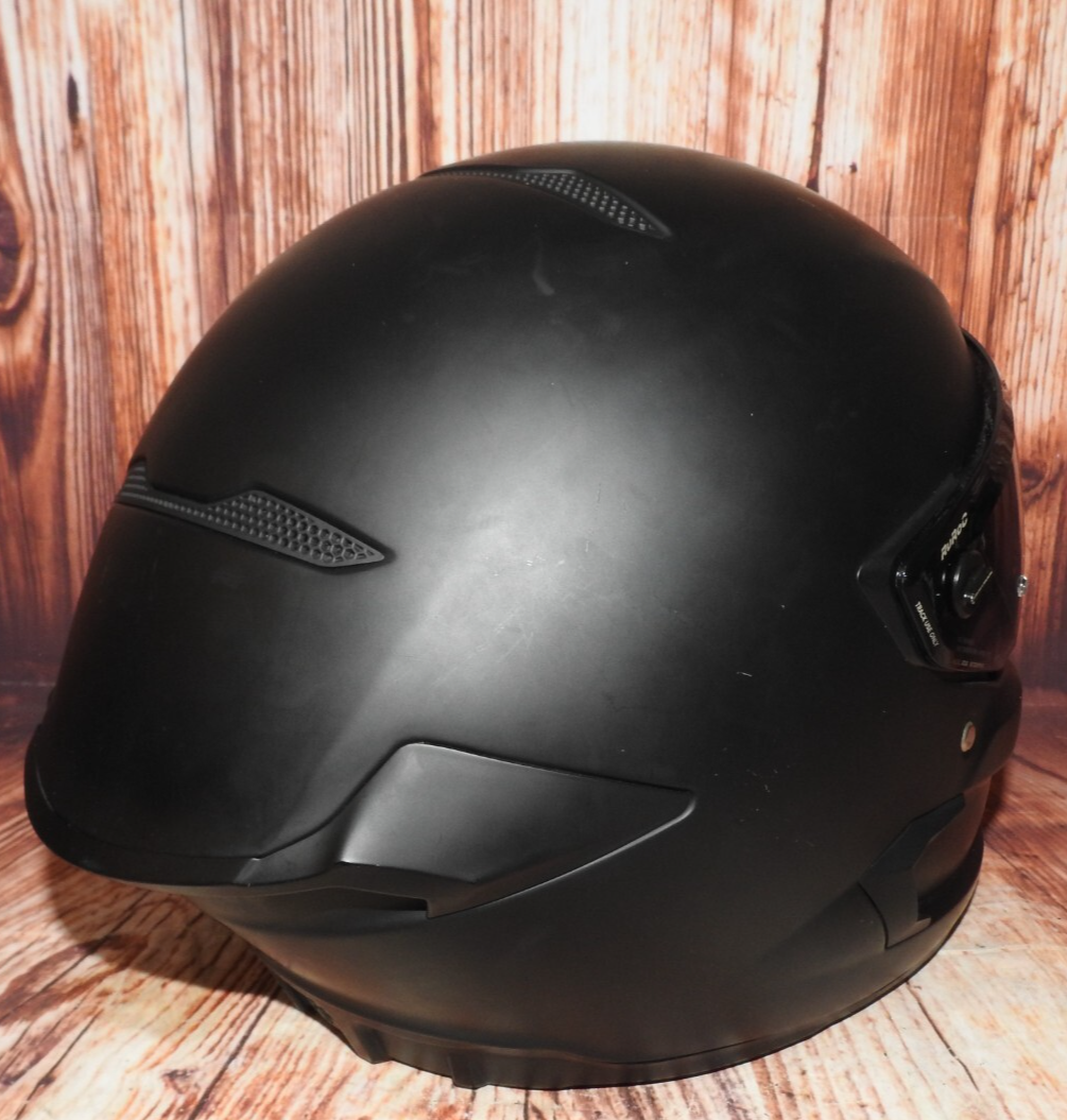 Large Ruroc ATLAS 3.0 Full Face Helmet, Matte black (no bluetooth