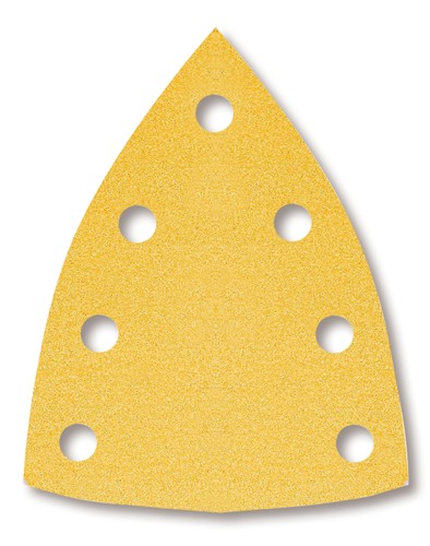 Mirka Gold Delta-Scheiben P120 152mm - 7-fach Gelochte Schleifscheiben 50 Stück