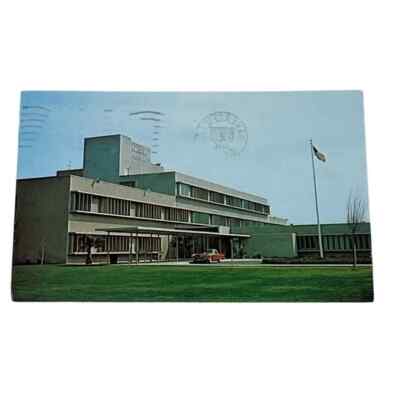 Postcard Greater Bakersfield Memorial Hospital Bakersfield California c1962 B733
