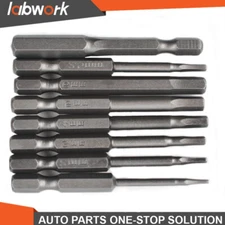 Labwork 8PC Hex Head Allen Bit Set Quick Connect Shank Driver Drill Metric mm