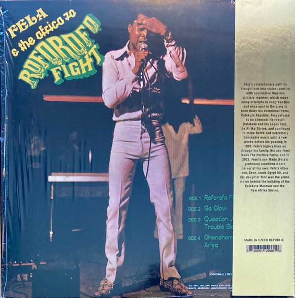 Fela Kuti & Africa 70 - Music Of Fela - Roforofo Fight