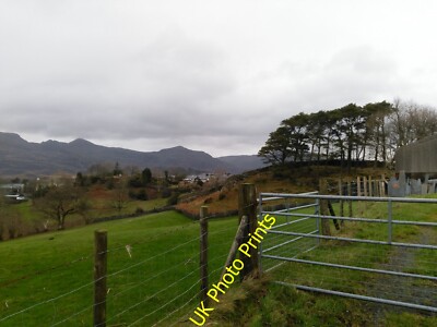 Foto 6x4 Bewölkter Himmel Llan Festiniog Festiniog Dorf, mit dem Maus c2016