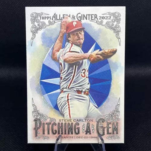 2022 Allen and Ginter Pitching A Gem #PAG-4 Steve Carlton