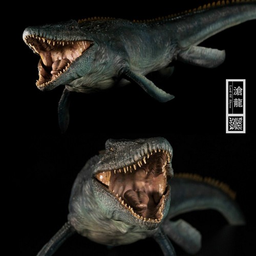 Nanmu 1/35 Mosasaurus Figure Lord of Abyss Dinosaur Toy Animal Gift Sea Shipping