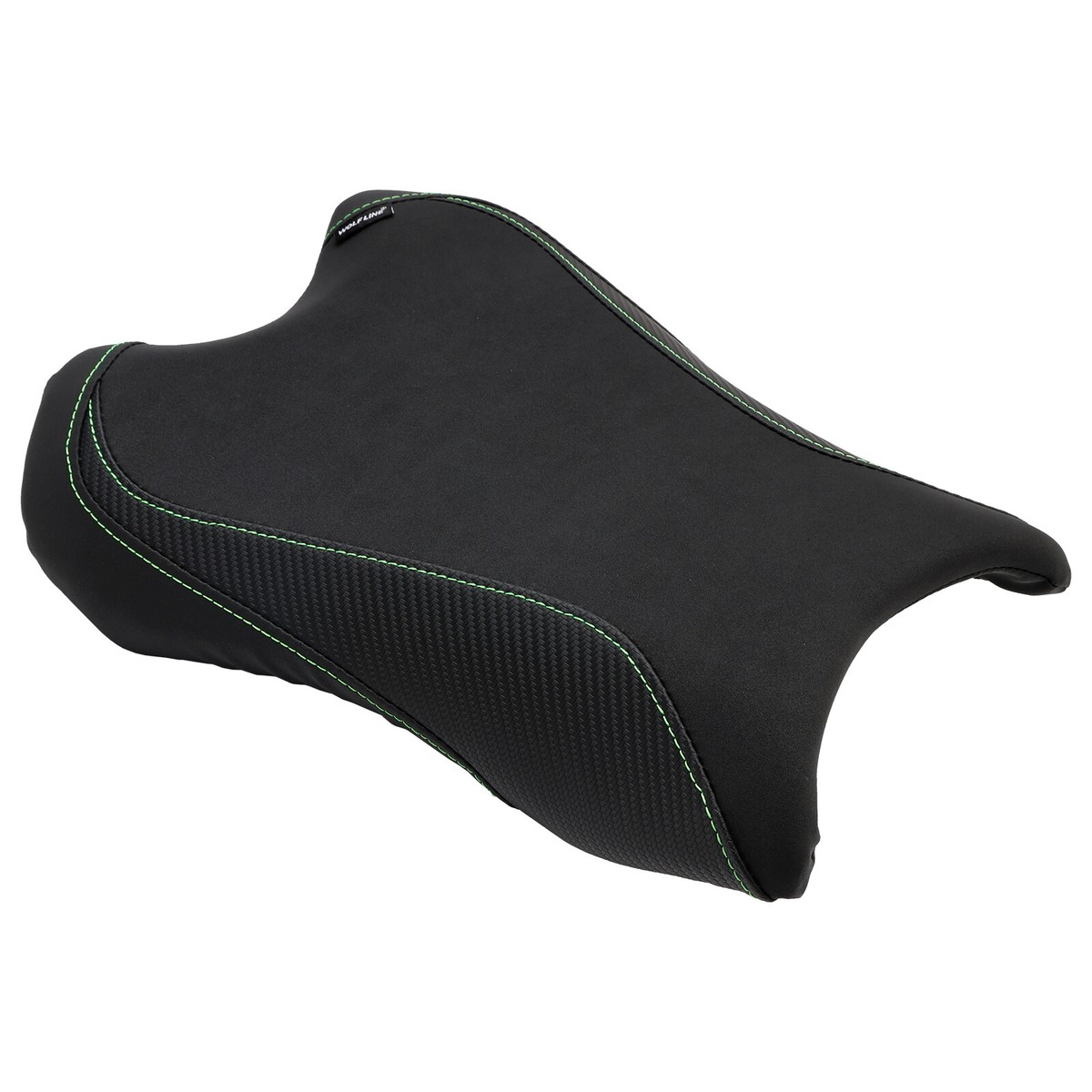 Front Raider Seat Driver Cushion Pu Fit Blacka For Kawasaki Zx-10R
