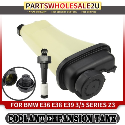 Pressurized Coolant Reservoir for BMW E36 320i 323i E39 528i w/ Sensor ...