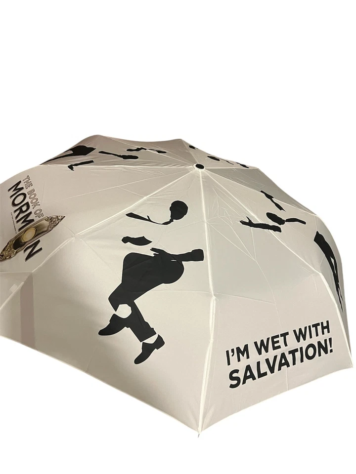 LIBRO DE MORMÓN EL MUSICAL... PARAGUAS RARO NUEVO Foto 3 de 4