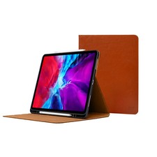 iPad Pro 10.5"/Air 3 Genuine Cowhide Leather Stand Case With Pencil Holder