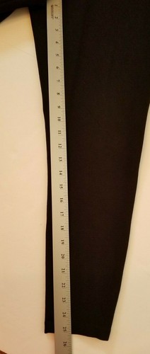 Matty M Black Stretch Straight Pants Zip Pockets Size Large.//K - Picture 5 of 7