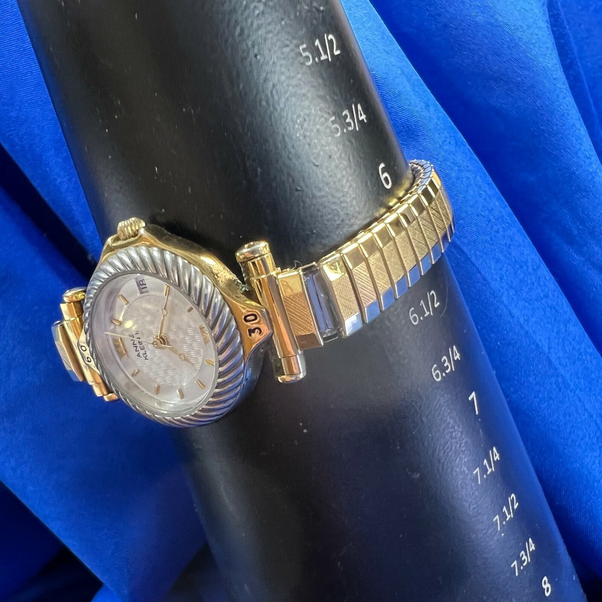 ANNE KLEIN II 10 1120-1 400 111 DATE gold & silver tone FLEX ANNE KLEIN II 10 1120-1 400 111 DATE gold & silver tone FLEX