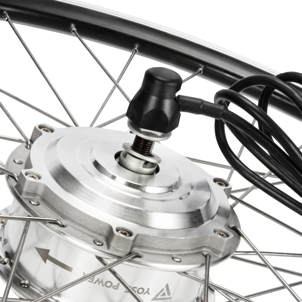 Produktbild von E-Bike Conversion Kit Frontmotor 28 Zoll + 13Ah Gepäckträgerbatterie - 36V, 250W, Bis 25 Km/h