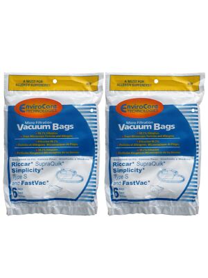 Replacement Micro Filtration Vacuum Cleaner Dust Bags Made To Fit Riccar Supraqu
